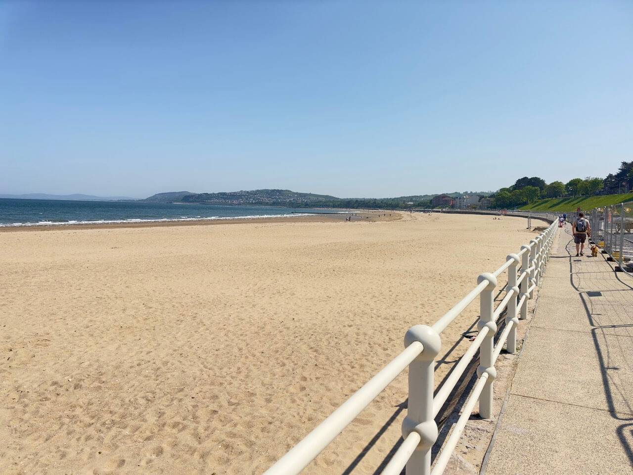 Local shot of a beach on a beautiful summers day